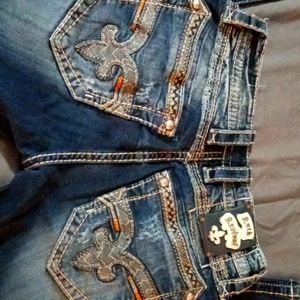 Men's rock Revival jeans